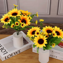 Load image into Gallery viewer, Artificial Flower Night Light Simulation Sunflower Tulip Potted Lamp Warm Glow Bedroom Home Decor Festival Gift for Women Kids