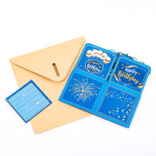 Load image into Gallery viewer, 3D Stand-up Birthday Greeting Card Paper Card for Friend Family Gift Surprise Party Decoration