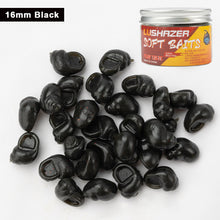Load image into Gallery viewer, 1 Jar / 30PCS Floating Screw Type Soft Lure Scented High Elastic Fake Bait for Blackfish Carp Trout Black Pit and Reservoir Fishing Lure