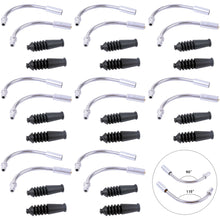 Load image into Gallery viewer, 2Sets 90°/110° V-Brake Pipe Elbow with Dust Cover Improve Braking Performance for MTB Folding Bike Cycling Accessory