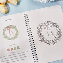 Load image into Gallery viewer, Animals Flowers Watercolor Coloring Practice Book Painting Workbook Graffiti Drawing Pad For Kids Art Practice