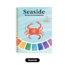 Load image into Gallery viewer, Animals Flowers Watercolor Coloring Practice Book Painting Workbook Graffiti Drawing Pad For Kids Art Practice