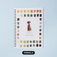 Load image into Gallery viewer, Animals Flowers Watercolor Coloring Practice Book Painting Workbook Graffiti Drawing Pad For Kids Art Practice Painting Supplies