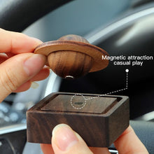 Load image into Gallery viewer, Walnut Wood Jupiter Orbit Diffuser Planetary Aromatherapy Incense Ornament Creative Home Dorm Decoration