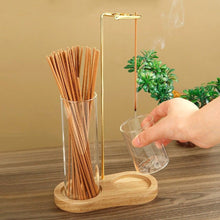 Load image into Gallery viewer, 2 In 1 Incense Holder Removable Glass Ash Catcher Anti Ash Flying Incense Burner Multifunctional Incense Stick Organizer Home Decoration