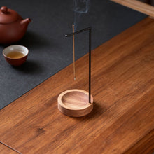Load image into Gallery viewer, 2 In 1 Incense Holder Removable Glass Ash Catcher Anti Ash Flying Incense Burner Multifunctional Incense Stick Organizer Home Decoration