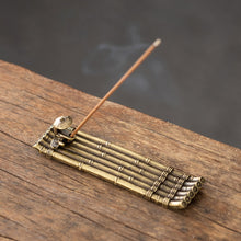 Load image into Gallery viewer, Fisherman Boat Shaped Incense Burne Incense Holder Retro Aromatherapy Ornament Creative Sandalwood Incense Insert Home Decoration