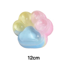 Load image into Gallery viewer, Three Color Rainbow Cat Paw Slow Rebound Squishy Toy Soft Pinch Stress Relief Squeeze Toy For Kids Adults Gift