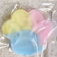 Load image into Gallery viewer, Three Color Rainbow Cat Paw Slow Rebound Squishy Toy Soft Pinch Stress Relief Squeeze Toy For Kids Adults Gift
