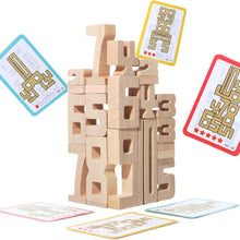 Load image into Gallery viewer, Wooden Number Blocks 3D Puzzle Balance Game Educational Toy Montessori Math Toy Number Cognition Stacking Toy For Kid