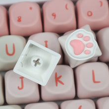 Load image into Gallery viewer, 1/4Pcs Cute Cat Claw Keycaps Mechanical Keyboard Replacement Key Caps WASD Directional Keys Cross-Axis Keyboard