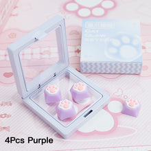 Load image into Gallery viewer, 1/4Pcs Cute Cat Claw Keycaps Mechanical Keyboard Replacement Key Caps WASD Directional Keys Cross-Axis Keyboard