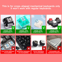 Load image into Gallery viewer, 1/4Pcs Lovely Cat Claw Keycaps Cross Axis Key Cap Pink White Cartoon DIY Decoration For Mechanical Keyboard Arrow Keys