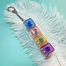 Load image into Gallery viewer, LED Transparent Keycap Keychain Fidget Toys Clicker Gadget Stress Relief Sensory Toy For Adults Kids Bag Charm Accessories