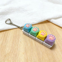 Load image into Gallery viewer, Silicone Cat Claw Keychain Mobile Phone Backpack Ornament Pendant Accessory Desktop Fingertip Press Stress Relief Toy