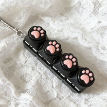 Load image into Gallery viewer, Silicone Cat Claw Keychain Mobile Phone Backpack Ornament Pendant Accessory Desktop Fingertip Press Stress Relief Toy