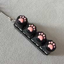 Load image into Gallery viewer, Silicone Cat Claw Keychain Mobile Phone Backpack Ornament Pendant Accessory Desktop Fingertip Press Stress Relief Toy