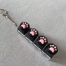 Load image into Gallery viewer, Silicone Cat Claw Keychain Mobile Phone Backpack Ornament Pendant Accessory Desktop Fingertip Press Stress Relief Toy