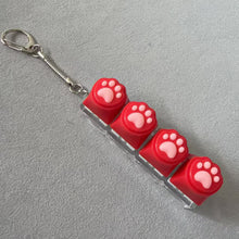 Load image into Gallery viewer, Silicone Cat Claw Keychain Mobile Phone Backpack Ornament Pendant Accessory Desktop Fingertip Press Stress Relief Toy
