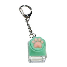 Load image into Gallery viewer, Cute Cat Claw KeyChain Keycap Tester Decompression Toy Mobile Phone Backpack Pendant Desktop Decoration Accessory Gift