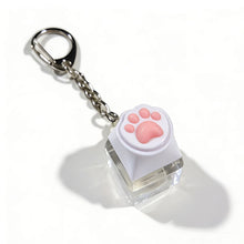 Load image into Gallery viewer, Cute Cat Claw KeyChain Keycap Tester Decompression Toy Mobile Phone Backpack Pendant Desktop Decoration Accessory Gift
