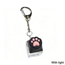 Load image into Gallery viewer, Cute Cat Claw KeyChain Keycap Tester Decompression Toy Mobile Phone Backpack Pendant Desktop Decoration Accessory Gift