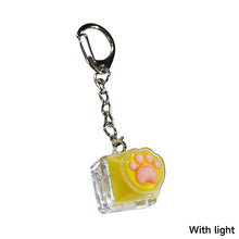 Load image into Gallery viewer, Cute Cat Claw KeyChain Keycap Tester Decompression Toy Mobile Phone Backpack Pendant Desktop Decoration Accessory Gift