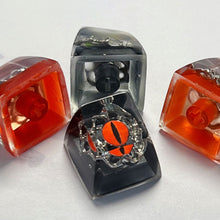 Load image into Gallery viewer, Evil Eyes Cartoon Epoxy Resin Keycaps Mechanical Keyboard Buttons Replacement Bottom Keycap Gift