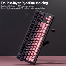 Load image into Gallery viewer, Gradient Color Side Printed Shine PBT Double Shot Keycaps Mechanical Keyboard Keycaps OEM Profile Gaming Keyboard 130 Plus Key Caps