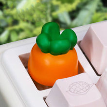 Load image into Gallery viewer, Resin Cartoon Cat Carrot Tissue Box Mechanical Keyboard Keycap Replacement Keycaps Gaming Keyboard Keycap