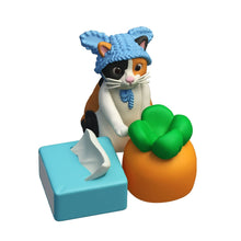 Load image into Gallery viewer, Resin Cartoon Cat Carrot Tissue Box Mechanical Keyboard Keycap Replacement Keycaps Gaming Keyboard Keycap