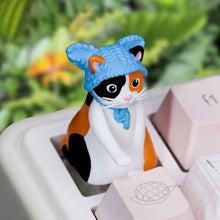 Load image into Gallery viewer, Resin Cartoon Cat Carrot Tissue Box Mechanical Keyboard Keycap Replacement Keycaps Gaming Keyboard Keycap