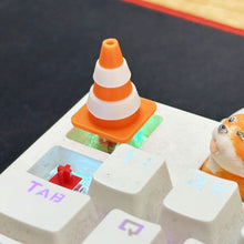 Load image into Gallery viewer, Resin Barrier Sign Barrel-Shaped Mechanical Keyboard Keycaps Gaming Mechanical Accessories Key Caps