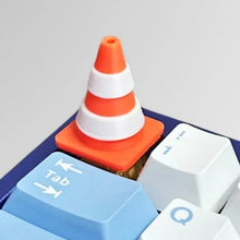 Load image into Gallery viewer, Resin Barrier Sign Barrel-Shaped Mechanical Keyboard Keycaps Gaming Mechanical Accessories Key Caps