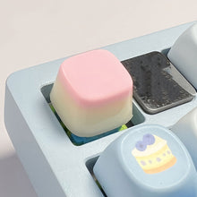Load image into Gallery viewer, 3D Jelly Pudding Resin Keycap Simulation Caramel Mango Jelly Cute Cartoon DIY Personalized Cross Shaft Key Cap For Mechanical Keyboard