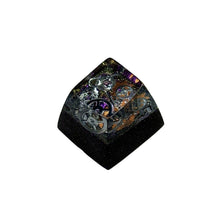 Load image into Gallery viewer, Black Gold Resin Keycaps Handmade Gear Punk Style Esc Single Keycap Fit For Cross Shaft Mechanical Keyboard