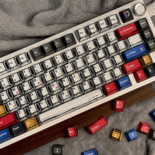 Load image into Gallery viewer, Comic Style PBT Keycaps 136 Keys Full Set Minimalist Colorful For Gaming Mechanical Keyboard