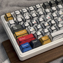 Load image into Gallery viewer, Comic Style PBT Keycaps 136 Keys Full Set Minimalist Colorful For Gaming Mechanical Keyboard