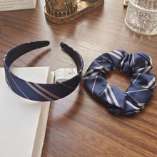Load image into Gallery viewer, Retro Striped Preppy Style Hair Accessories Headbands Hair Hoop Colorful Diagonal Stripe Hair Accessories Gift