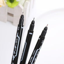 Load image into Gallery viewer, 10Pcs Double Tip Oil-Based Paint Marker Pens Double Ended Brush Marker Drawing Doodling Graffiti Art Supplies