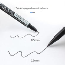 Load image into Gallery viewer, 10Pcs Double Tip Oil-Based Paint Marker Pens Double Ended Brush Marker Drawing Doodling Graffiti Art Supplies