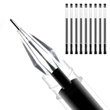 Load image into Gallery viewer, 12Pcs Diamond Tip Gel Pen 0.38mm Fine Point Large Capacity Black Blue Red Ink For Exam Signing Writing School Office Stationery Supplies