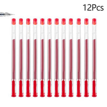 Load image into Gallery viewer, 12Pcs Diamond Tip Gel Pen 0.38mm Fine Point Large Capacity Black Blue Red Ink For Exam Signing Writing School Office Stationery Supplies