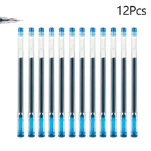 Load image into Gallery viewer, 12Pcs Diamond Tip Gel Pen 0.38mm Fine Point Large Capacity Black Blue Red Ink For Exam Signing Writing School Office Stationery Supplies