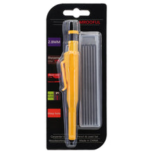 Load image into Gallery viewer, 2.8mm Woodworking Carpenter Pencil Lead Set Protective Cover Sharpener Deep Hole Marking Drawing Tools For Engineer Carpenter Supplies
