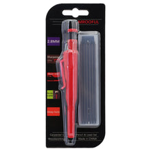 Load image into Gallery viewer, 2.8mm Woodworking Carpenter Pencil Lead Set Protective Cover Sharpener Deep Hole Marking Drawing Tools For Engineer Carpenter Supplies