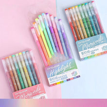Load image into Gallery viewer, 9Pcs/Set Colorful Morandi Gel Pen 0.9mm Retro Color Ink Pen For DIY Graffiti Drawing Handbook Student School Art Supplies