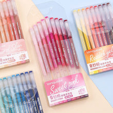 Load image into Gallery viewer, 9Pcs/Set Colorful Morandi Gel Pen 0.9mm Retro Color Ink Pen For DIY Graffiti Drawing Handbook Student School Art Supplies