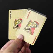 Load image into Gallery viewer, Multiple Styles Black Gold Waterproof Playing Card Magic Poker For Board Game Entertainment Gift Collection