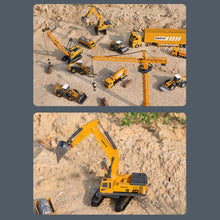 Load image into Gallery viewer, Alloy Plastic Diecast Engineering Vehicle Toy Excavator Crane Bulldozer Forklift Tractor Model Gift For Boys Kids